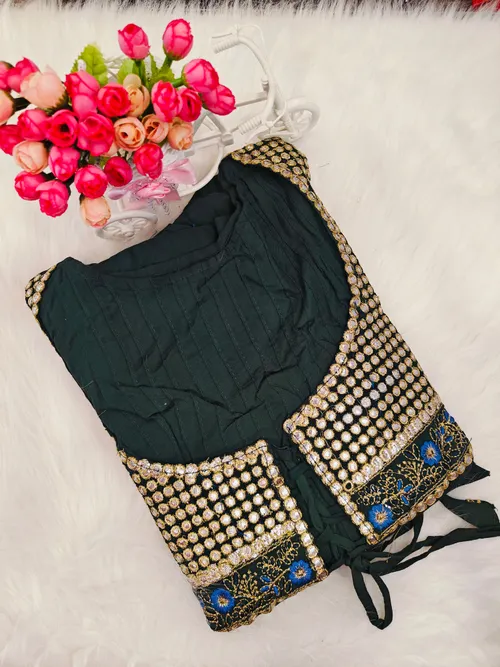 NECK HEAVY DESIGN ANARKALI KURTI AK17